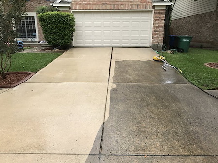 Little rock driveway sealing and washing preventing concrete damage in humid climates